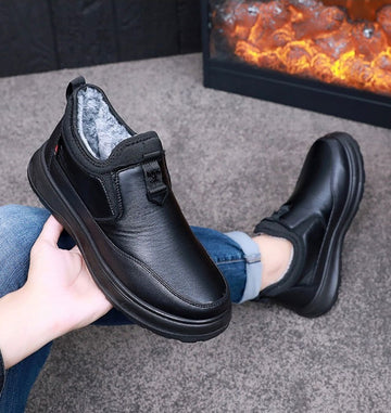 Botas de Invierno para Hombre con Forro de Terciopelo y Algodón Grueso