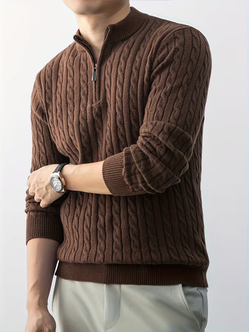 Jersey Premium Quarter-Zip | Edición Old Money & Confort