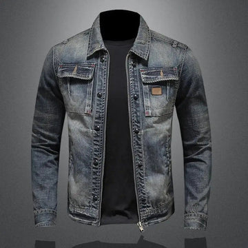 Pyery | Chaqueta vaquera masculina con estilo urbano