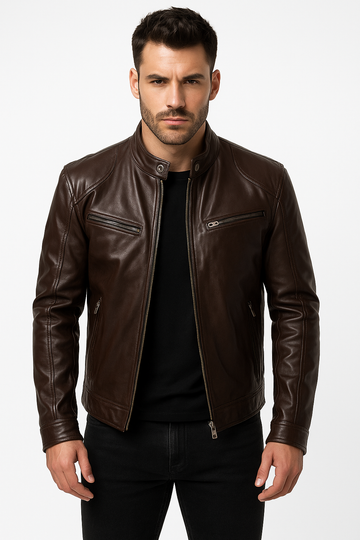 MARIUS | Chaqueta Estilo Cuero Premium (PU) Urbano Atemporal