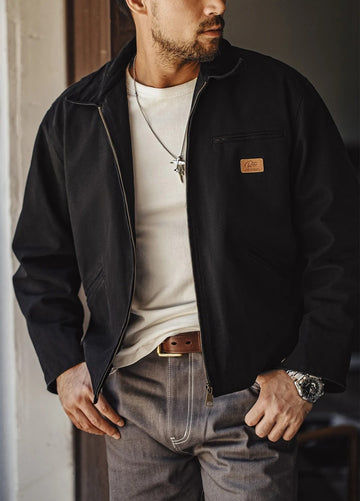 Cazadora Vintage para Hombre – Detroit de Lona