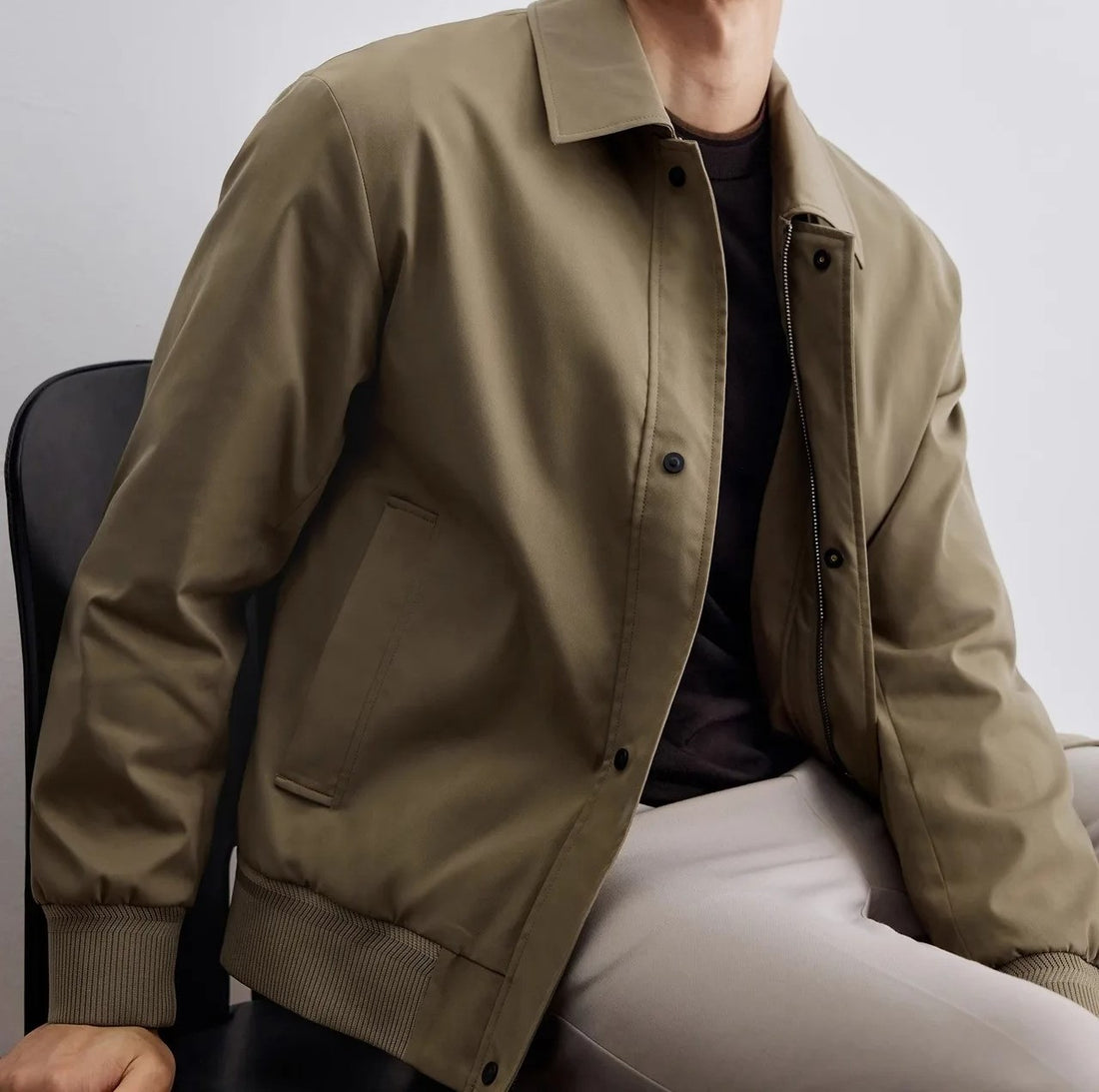 Chaqueta de Estilo Refinado para Hombre